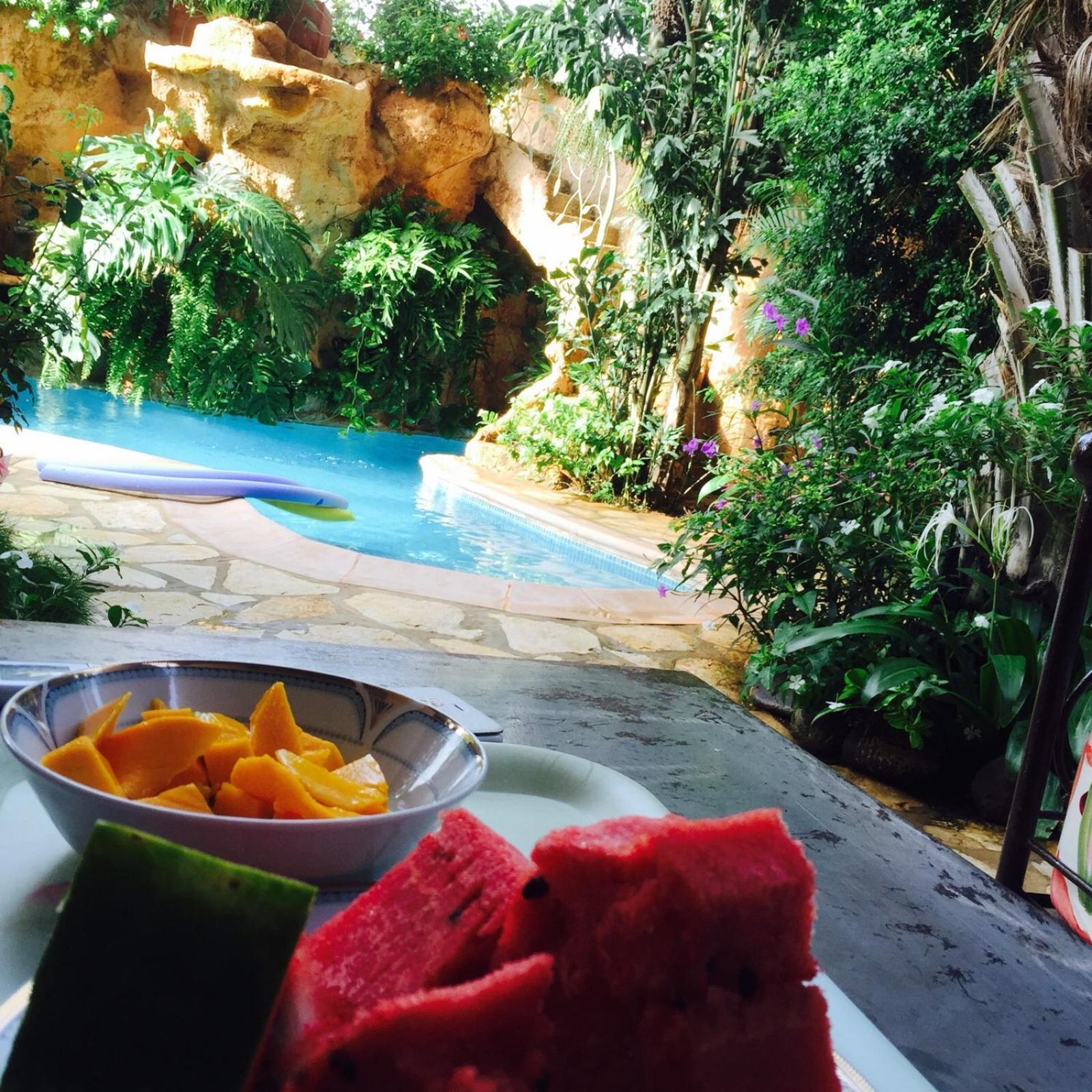 Appartamento Tropical Oasis Ouakam Esterno foto